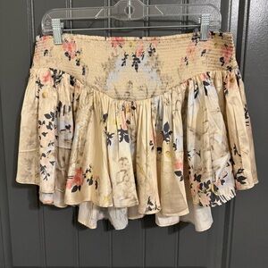 NWT Kimchi Blue Floral Beige Fairycore Skirt